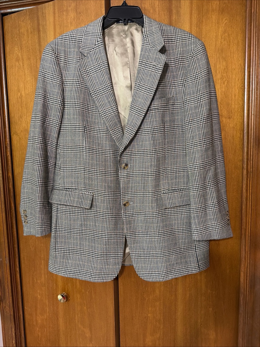 Austin Reed Gray Plaid Sport Coat Blazer